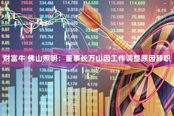 财富牛 佛山照明：董事长万山因工作调整原因辞职