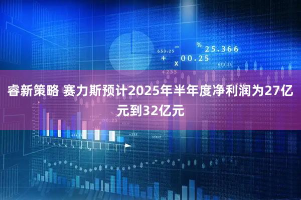 睿新策略 赛力斯预计2025年半年度净利润为27亿元到32亿元